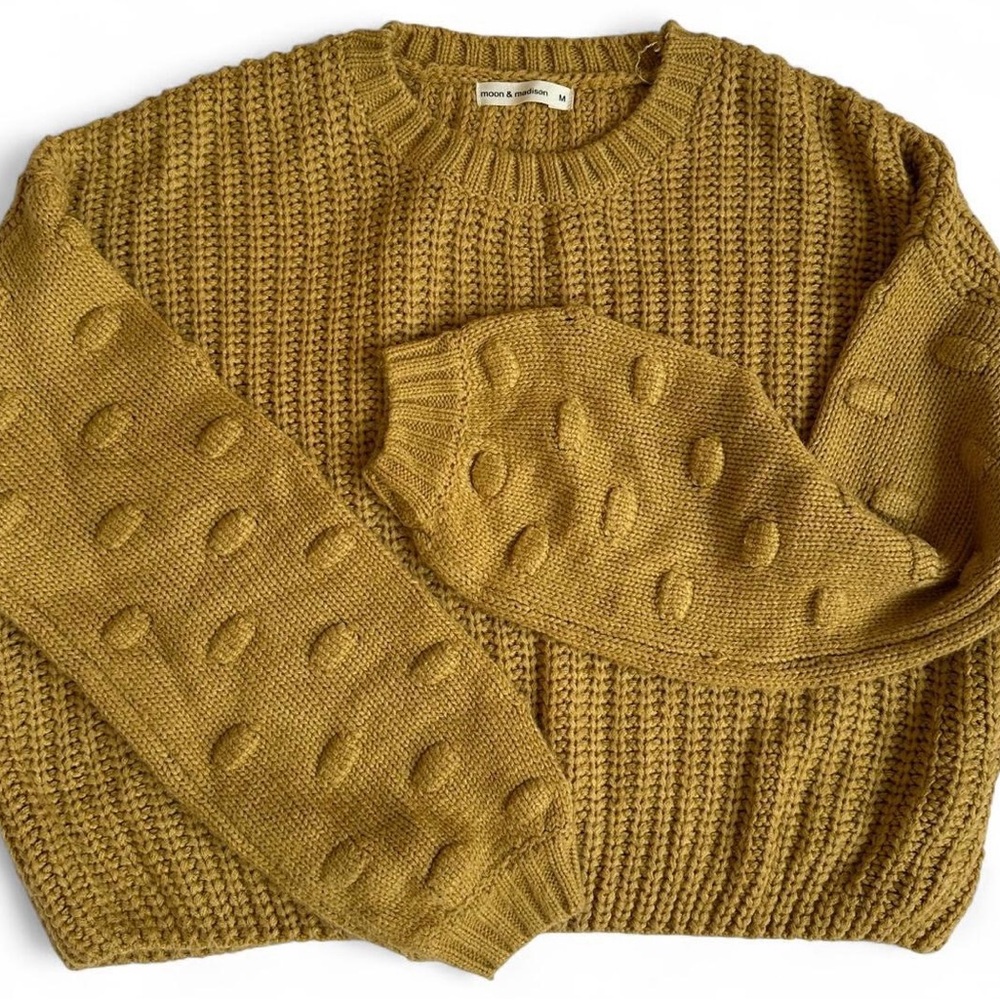 SWEATER BUNDLE - Two Retro 70's Inspired Academia Sweaters - Size Medium - Picture 9 of 15